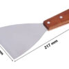Pizza dough spatula